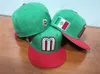 Mexique Chapeaux ajustés Casquettes de baseball Mode Hip Hop Taille Os Pour Hommes Femmes Lettre M Plein Fermé Gorras Top Qualité 240106