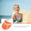 Boinas 3 piezas Sun visor Hat Beach Visores transparentes para mujeres sombra de plástico para hombres Viseras Mujer para protección ajustable