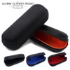 Lunettes de soleil, étuis à lunettes, lunettes de soleil portables personnalisées, fermeture éclair, dur, noir, Orange, petite mode, offre spéciale, Case005