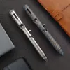 Alloy Tactical Pen Business Bolt Pen Metal Pen Simple Press Portable Outdoor EDC Multifunktion Pen 240106