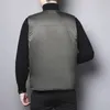 Gilet da uomo Autunno e inverno Sport all'aria aperta Gilet nero di mezza età addensato