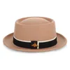 Designerskie czapki czapki jesień i zimowe panie czyste wełniane koreańskie jazzowe kapelusz moda akcesoria pszczół top hat tradycyjny rzemiosło czapka xsxm