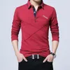 Arcsinx 5xl Polo Shirt Men Plus Size 3XL 4XL Autumn Winter Brand Men's Long Sleeve Casual Male Mens Polo Shirts 240108