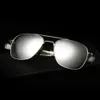 Solglasögon American Polarised Solglasögon Air Force Military Pilot Bayonet Temples Wire Spatula Men's Classic Retro UV400