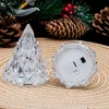 1PC Crystal Mini Choinka Light - Bezbłodni LED Electronic Candle Night Light do wystroju domu i baru