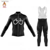 Ensembles maillot de cyclisme Nouveau chaud hiver thermique polaire vêtements de cyclisme hommes Jersey costume extérieur équitation vélo vtt 2023 vêtements bavoir pantalon SetL240108