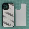 Färgglada 2D-sublimering Telefonfodral DIY TILL FÖR APPELPHONE 15 14 13 Pro Max Samsung Galaxy Xiaomi Heat Transfer Printing PC TPU Aluminium Insert dubbelsidig klistermärke