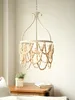 Pendant Lamps Retro Country Vintage Art French Pastoral Nordic American Wooden Decoration