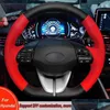 Steering Wheel Covers Ers For Veloster I30 Elantra Er Braid Red Black Leather Drop Delivery Automobiles Motorcycles Interior Accessori Otfpg