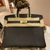 Designer Woman Handbag Bag New Fashion Versatile Togo Leather Handbag 30/35 Bride with logo B K