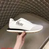 Sneaker in pelle BERLUTI Scarpe casual Nuovi uomini in pelle di vitello Pannello in tela Scarpe sportive basse Scritto Modello Scarpe casual moda HBYN