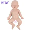 Ivita WB1528 43CM 2508G 100% Silikonowa Doll Baby Full Body Realistyczne miękkie zabawki dziecięce z smoczkiem dla dzieci Prezent 240106