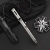 Alloy Tactical Pen Business Bolt Pen Metal Pen Simple Press Portable Outdoor EDC Multifunktion Pen 240106