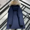 Luxury Men's Down Jacket High-End Fox Pur Collar Mid-Längd Jacket Winter Outdoor Cold-Proof Thicked Parka Down Jacket 240106