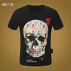 CP TSHIRTS Polo Shirt Men Designer Plein Bear Skull Diamond T Shirt Kort ärm Dollar Brown Bear Brand Tee Oneck High Quality Skulls Tees Tops