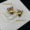 Stud Women Gold Stud Boucle d'oreille Designer Bijoux Marque de luxe Coeur Goujons pour femmes Lettre C Argent Pendentif Boucles d'oreilles Cerceaux Mode Premium 2024 Boucles d'oreilles Bijoux