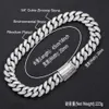 Top 2024 Jewelry Ice Hip Hop 20mm Coarse Mix Set t Cubic Zircon Miami Cuban Chain Heavy Industry Dominant Charm Necklace for Men