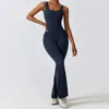 Women Jumpsuits Yoga Suit Dance Belly Tightening Fitness Workout Set Stretch Bodysuit Gym Clothes Push Up Sportswear 240119