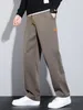Erkek pantolon o25 butik moda sokak gelgit geniş bacak bahar gevşek gündelik kot erkek tasarımcı 2024