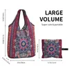 Torby na zakupy urocze zabytkowe perskie dywan przenośna kupująca ramię bohemia etniczna torebka dywanu plemiennego