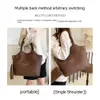 Hochwertige Dual-Purpose-Damenhandtasche Instagram Koreanische trendige Linggetote-Tasche mit großer Kapazität, tragbare Ein-Schulter-Pendeltasche