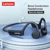 Earphones Lenovo Bone Conduction Earphones X3 X4 X3 Pro Bluetooth Hifi Earhook Wireless Headset with Mic Waterproof Earbud