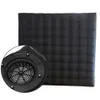 3x3x2.4m wholesale Free ship LED lighting Black octagon inflatable photo booth tent enclosure photobooth for rental with 1 door