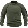 Herenhoodies Heren Effen kleur Sweatshirt Comfortabele stof Hoge kraag Rits met nekbescherming Lang voor herfst