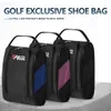 Portable Mini Golf Shoe Bag Nylon Bags Män Kvinnor reser Golll Holder Breattable Pouch Pack Tee Bag Sporttillbehör 231220