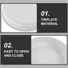 Geschirr 20 Stück Weißblechdeckel Einmachglas integriert (70 mm schwarz) 16 Stück zum Einmachen auslaufsichere Deckel breite Öffnung weiße Kappe