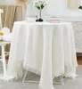 Table Cloth Lace Topper For Small Tablecloth Dinner Parties Round Square Party Decoration