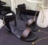 sandałowy horyzont pasażerski Women luksus projektant sylwetki sandały Triple czarne brązowe skórzane damki Summer Flat Casual Slipper Slajd