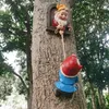 Decorations Garden Decorations Climbing Gnomes Tree Decor Cute Gnome Statue Art Resin Dwarf Sculpture for Yard Outdoor Decoration Ornaments 23