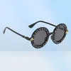 Wholel039AVEGUGLE Par Amour Runde Sonnenbrille Frauen charakteristische Mode -Sonnenbrille Männer einzigartige Marke Designer Retro Sun Glass3774268