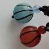 Hanger Kettingen Drop Zuid Rode Natuurlijke Kristallen Hangers Basketbal Voor Vrouwen Mannen Lichtblauwe Bal Touw Ketting Sieraden