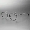 Japonais pur lunettes cadre mode rétro rond Prescription lunettes hommes femmes optique myopie Spectacle M3112 240108