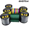 GDA Braided Fishing Line 500M 300M 12 Strands 25-120LB Long Casting PE Multifilament Fishing Line For Carp Fishing 240108