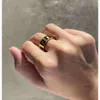 Designer Love Ring Made in italy F Extravagant hollow Gold Silver Rose Stainless Steel letter Rings Women men wedding Gifts 6 7 8 9 G23090712PE-3