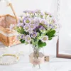Dekorative Blumen, künstliche Seiden-Gänseblümchen-Blumenstrauß, Vasen für Heimdekoration, Accessoires, Hochzeit, Ausverkauf, Weihnachtssonnenblume