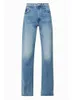 Frauen Jeans Marke M 2024 Lose Retro Denim Hosen Hoher taille Leicht Ausgestelltes Vintage 90er Jahre Hosen Koreanische Kleidung
