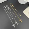 2024 Designer Xitai Queenjewellery hanger kettingen nieuwe driedimensionale Saturnus boog kristal ketting is een lichte luxe high-end mode en veelzijdige accessoire