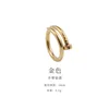 Bangle di cartole di design ANello d'oro 18K set per unghie da donna con diamanti personalizzati Instagram Minimalista Luce di lusso piccolo e unico Gioielli Apertura di gioielli GGZR