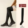 Women Socks Winter Stockings Sexy Fashion Snow Solid Color Tight Thickened Loops Leg Warm Lolita Girl JK Long Overknee Calf