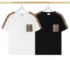60G68B designer t-shirt zomer korte mouw oversized t-shirt mannen t-shirt tee zwart wit heren kleding
