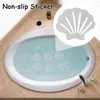 Bath Mats 12pcs Anti Slip Strips Shell-shaped Shower Self-Adhesive Stickers Non Safety Bathtub Stairs Floor Home