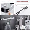 Storage Bags Towel Rail Rack Holder Bathroom Towels Hanger No Drilling Space Aluminium Wall Mounted Bar Drop Delivery Home Garden Ho Dhlhr