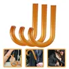 Umbrellas 3 Pcs Umbrella Handle Accessories Parts Grip Handles For Daily Use Cane Replacement Wood Folding Rain Grips