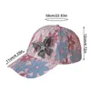 Casquettes de baseball Femmes Papillon Paillettes Floral Strass Casquette De Baseball Printemps Été Protection Uv En Plein Air Respirant Dame Sport Chapeau De Soleil