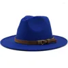 Berets vintage fedora kapelusz zamsz wełniany melonik kowbojski wełna przypominająca filcowe płaskie okapy czapkę