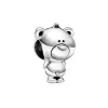 925 Silver New European Charm Pearl Fox, Elephant, Horse, Lion, Castle, Train, Hat, Suitable for PAN Bracelet DIY Women's Jewelry Free Shipping